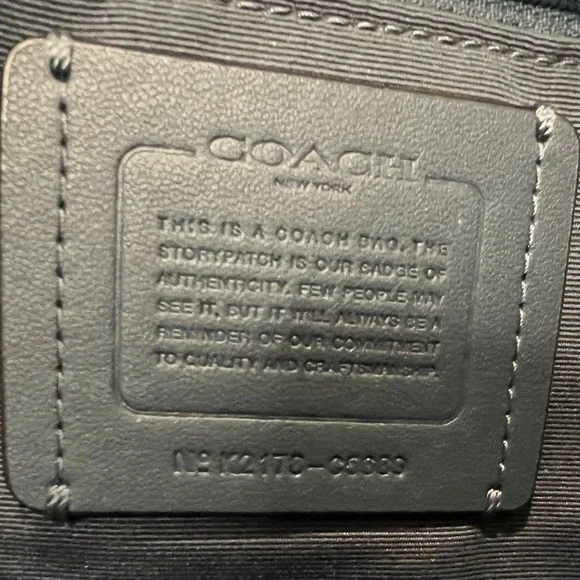 Coach 2021 Kleo Carryall Satchel Pebbled Leather and Suede Denim Blue - Picture 11 of 16